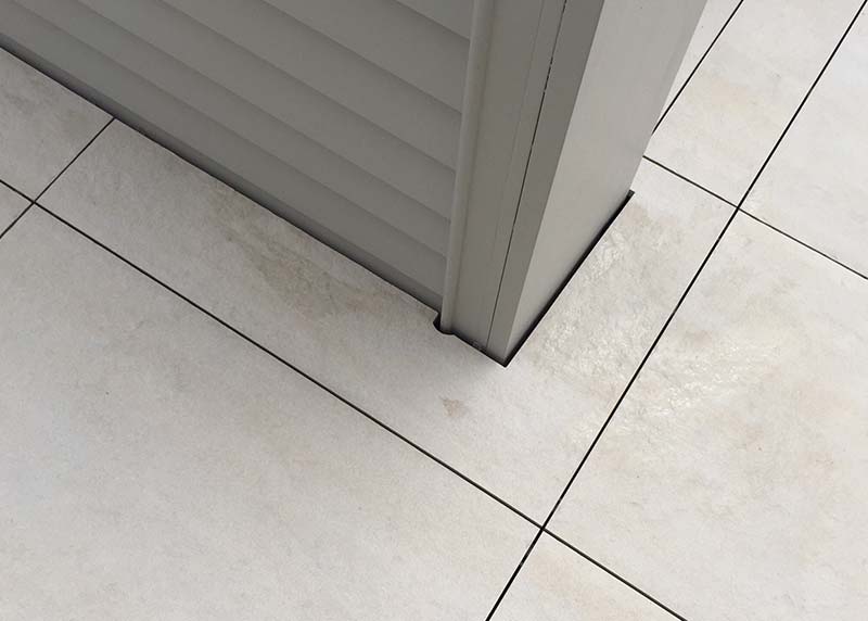 Exterior structural tiles clean sharp lines